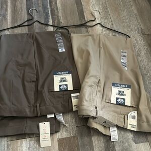 Two pairs Tan & brown dockers